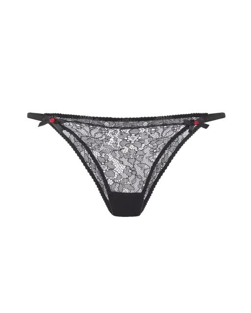 Lorna Lace Full Brief Black | Agent Provocateur