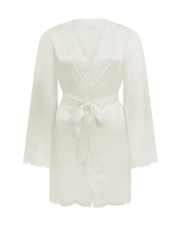 Amelea Pyjama Top Ivory | Agent Provocateur