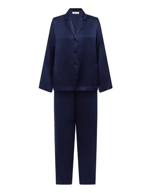 Cecily Pyjama Set Navy/Navy | Agent Provocateur