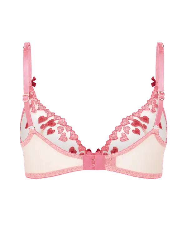 Cupid Plunge Underwired Bra Pink | Agent Provocateur