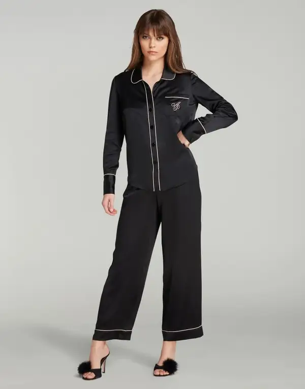 Classic Pyjama Shirt Black | Agent Provocateur