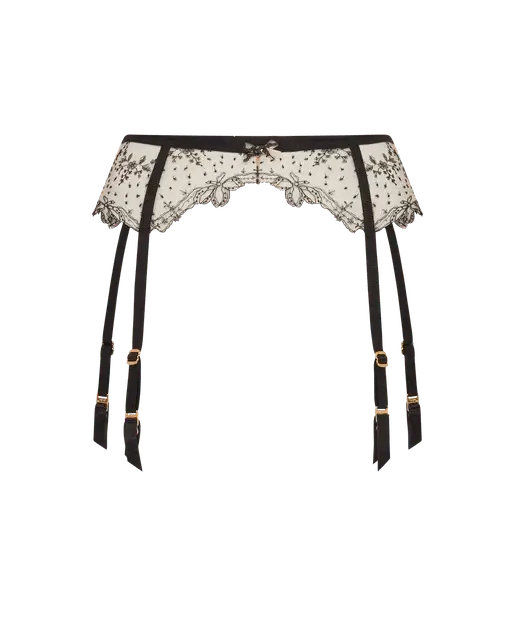 Graice Suspender Black/Sand | Agent Provocateur