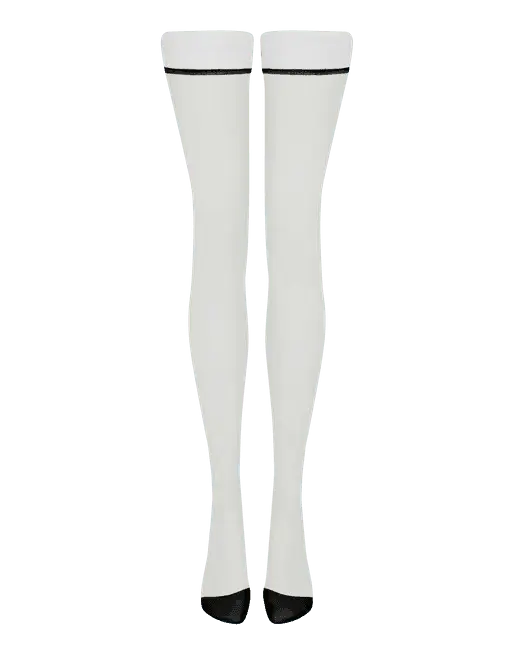 AP Signature Hold Ups White/Black | Agent Provocateur
