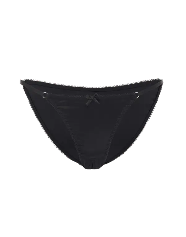 ETTIE SILK OUVERT Black | Agent Provocateur