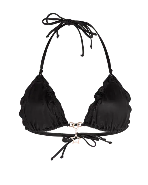 Berry 1 Bikini Top Black/Gold | Agent Provocateur