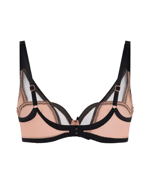 Joan Balconette Underwired Bra Mink | Agent Provocateur