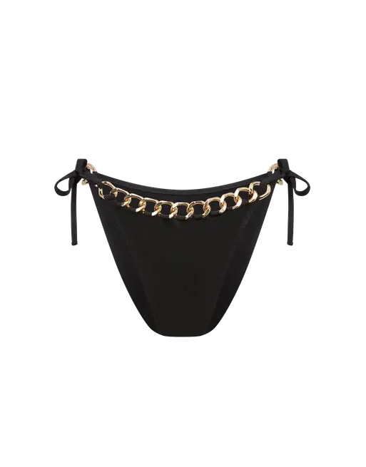 Axl Bikini Bottoms  Black/Gold | Agent Provocateur