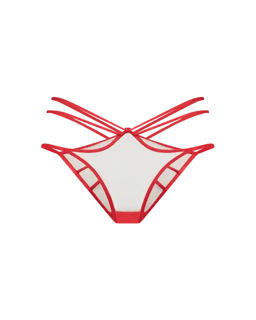 Ozara Full Brief Sand/Red | Agent Provocateur