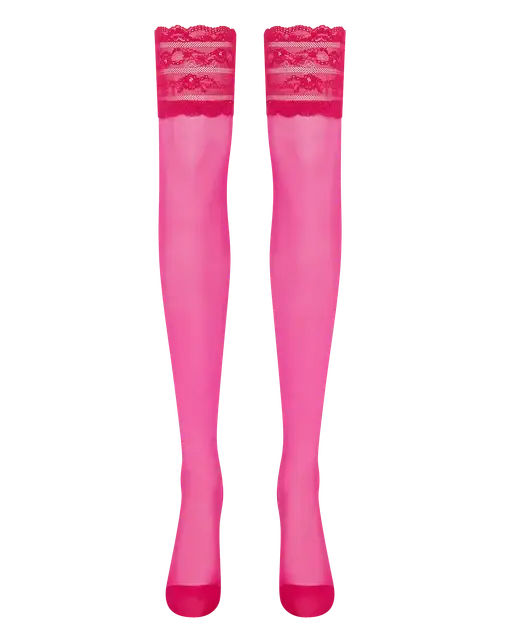 Neeve Hold Ups Fuchsia | Agent Provocateur