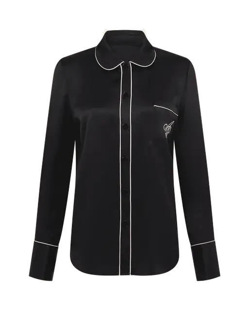 Classic Pyjama Shirt Black | Agent Provocateur