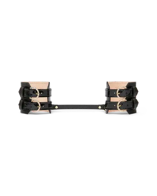 Karolina Cuffs Black/Clear | Agent Provocateur