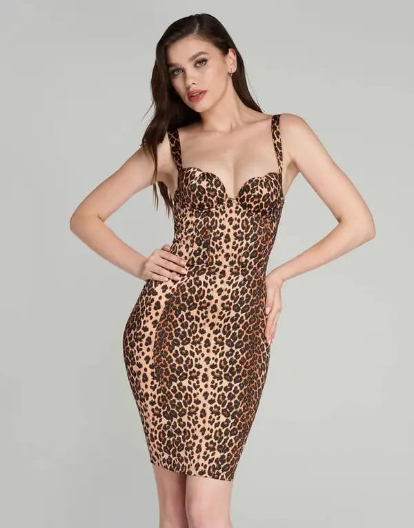 Bryoni Dress Leopard | Agent Provocateur