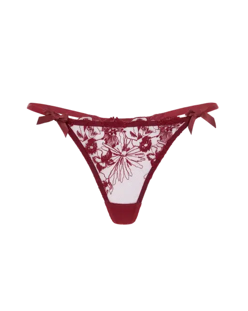 Jayce Thong Burgundy | Agent Provocateur