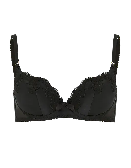 Molly Plunge Underwired Bra Black | Agent Provocateur