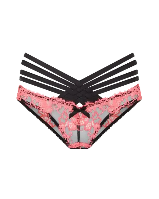 Dioni Full Brief Black/Neon Pink | Agent Provocateur