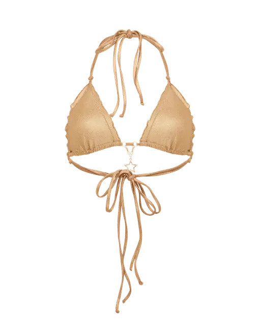 Berry Bikini Top Gold | Agent Provocateur