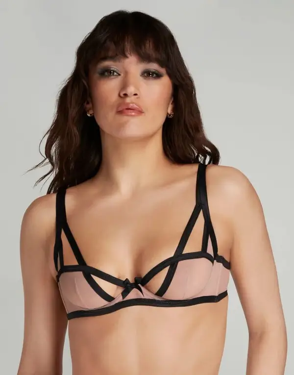 Joan Balconette Underwired Bra Mink | Agent Provocateur