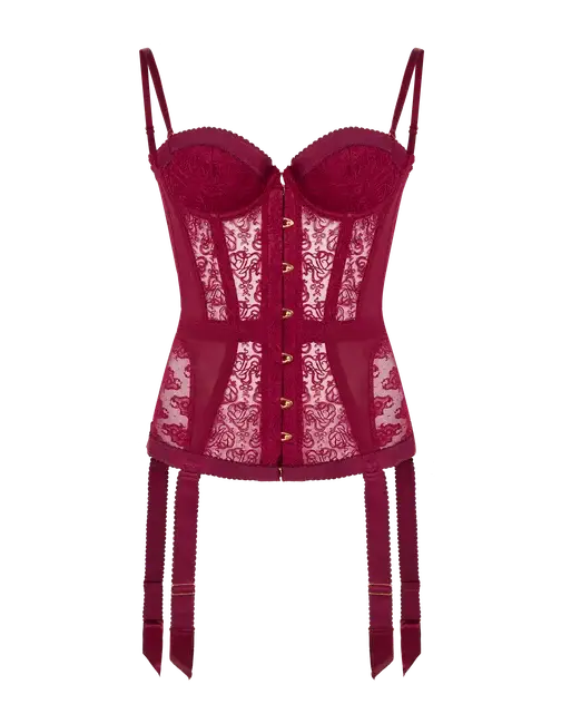 Mercy Corset Burgundy | Agent Provocateur