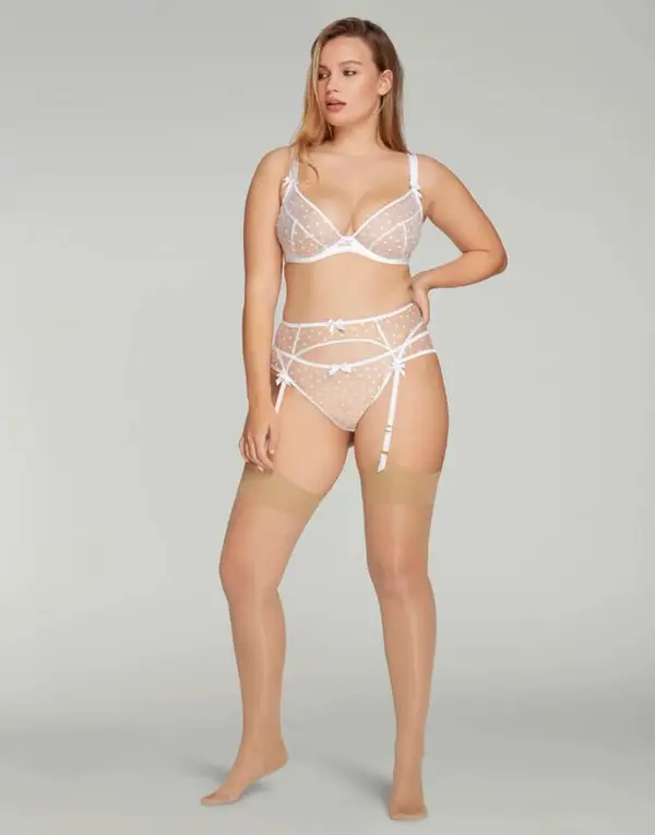 Brie Suspender White | Agent Provocateur