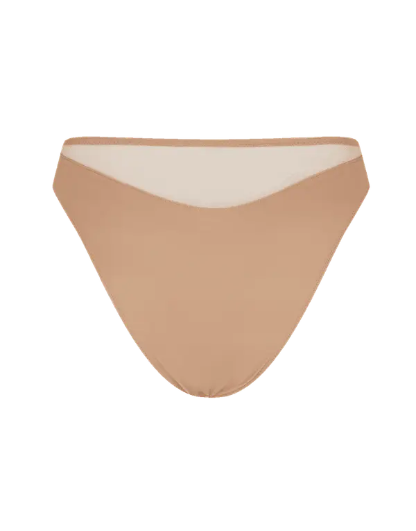 Lucky High Leg Brief Noisette | Agent Provocateur
