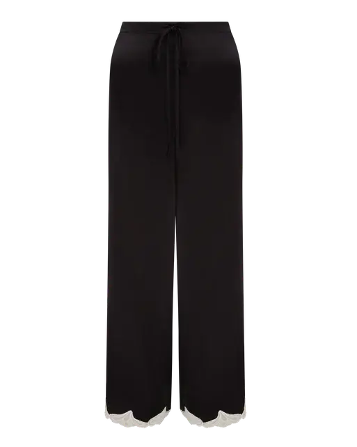 Nelle Pj Trousers Black/Ivory | Agent Provocateur