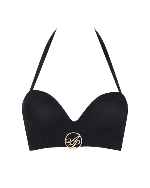 Laurella Strapless Bikini Top Black Black | Agent Provocateur